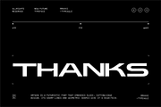 Ortaen - Futuristic Display Font, a Sans Serif Font by Typeagle (Thumbnail 10 of 10)
