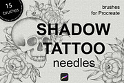 Shadow tattoo needles brushes, a Brush Add-On by Veronika Gotovceva (Thumbnail 1 of 5)