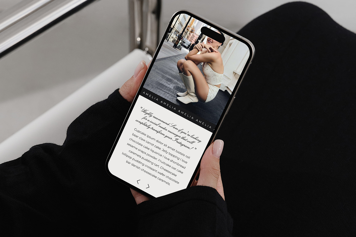 Showit Testimonial Add On Templates, a Landing Page Template by Blush Created (Photo 16 of 16)