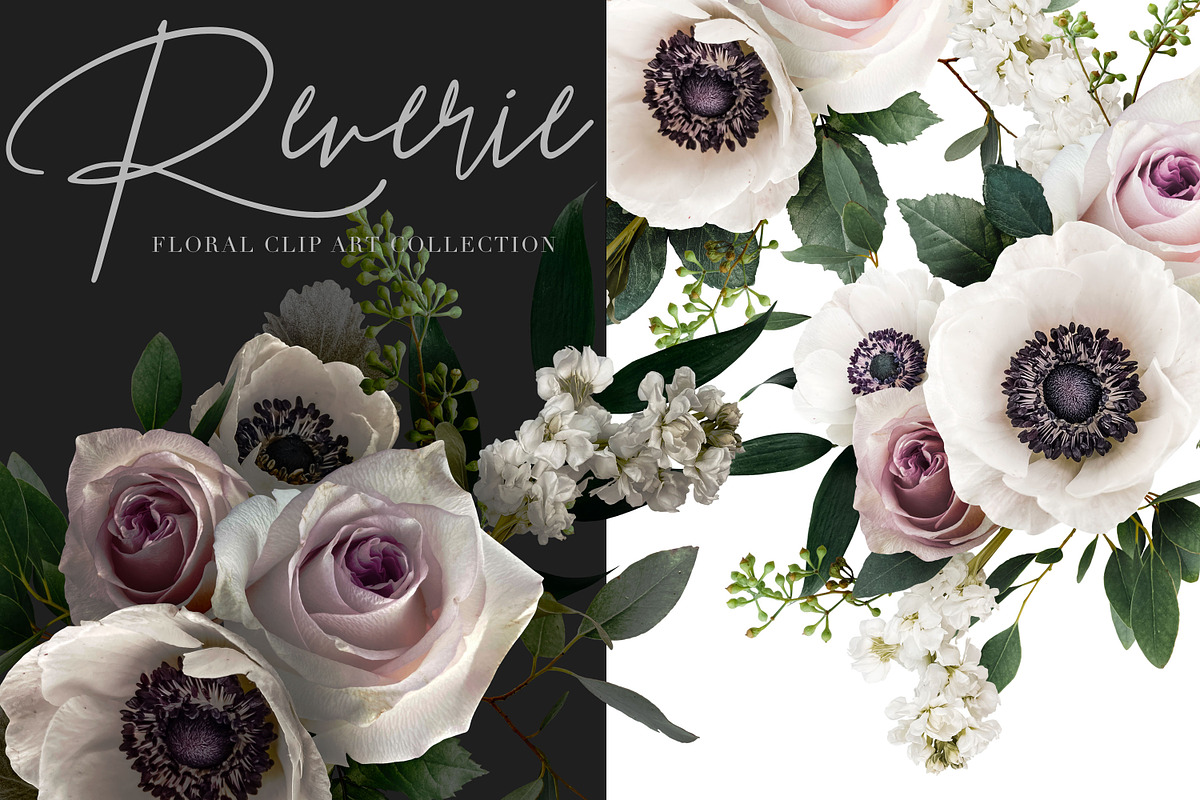 Reverie Floral Clip Art Collection, an Object Graphic by Eclectic Anthology (Photo 3 of 21)