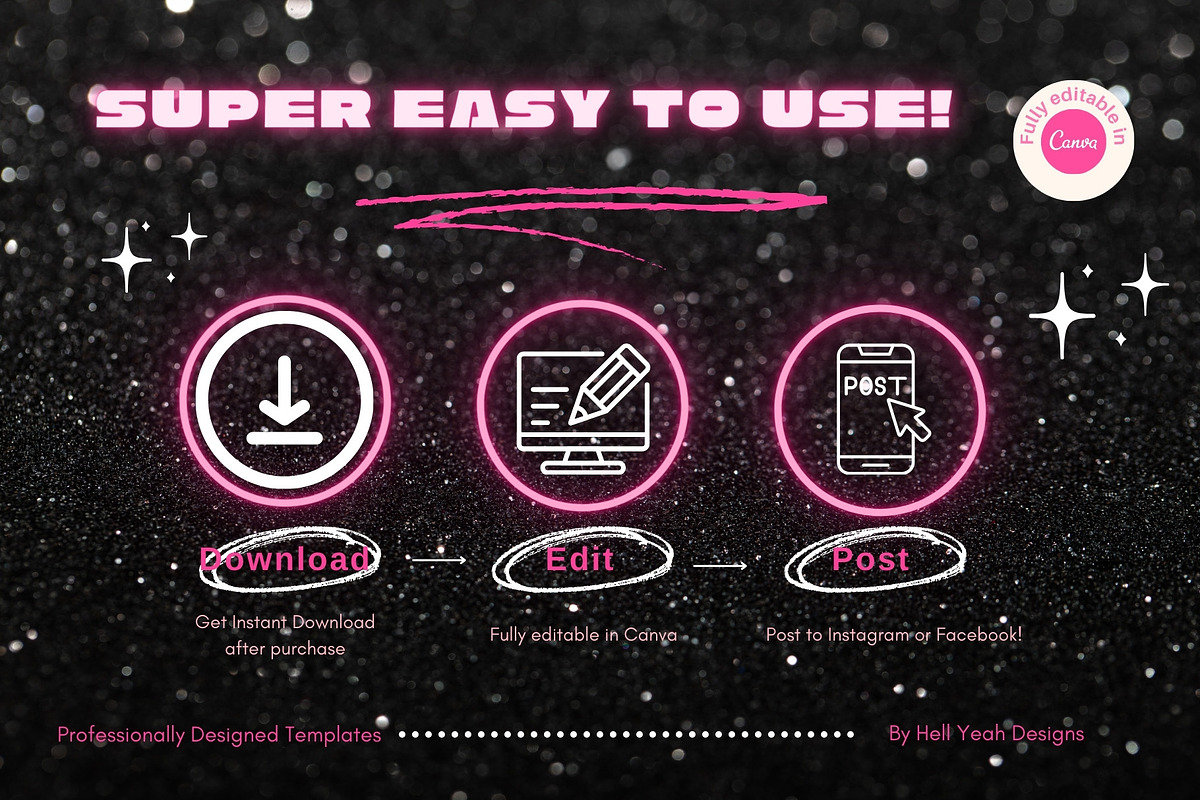 Glam Business IG Story Templates, a Design Template by Hell Yeah Designs (Photo 4 of 6)