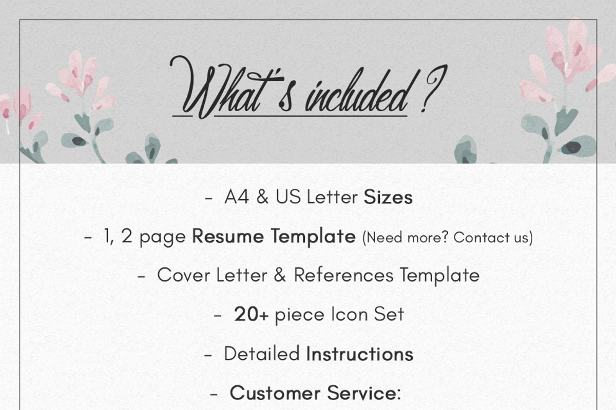 Word Resume & Cover Letter Template, a Resume Template by DemeDesign (Photo 7 of 7)