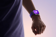 24 Watch Series 11 in Hand Mockups, a Wearable Device Mockup by Asylab (Thumbnail 52 of 107)