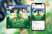 Brunch Flyer Template, a Flyer Template by StarPixles11 (Thumbnail 2 of 3)
