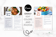 Recipe eBook Template for Canva, a Magazine Template by Thirty One Palms Studio (Thumbnail 7 of 8)