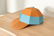Baseball Cap - 3d papercraf, a Print Template by PAPER amaze (Thumbnail 3 of 6)