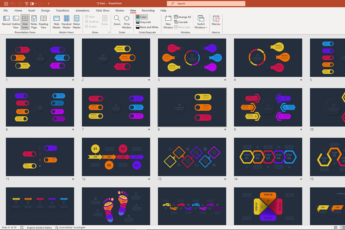 Motion Strategy PowerPoint Template, a Presentation Template by Infographics project (Photo 9 of 11)