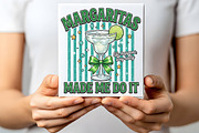 Margaritas Made Me Do It Summer PNG, an Illustration by CraftArtStudio (Thumbnail 3 of 4)