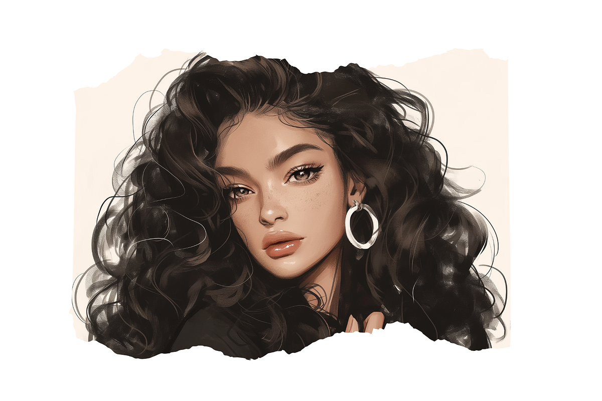 Perfect Hair Brushes for Procreate, a Brush Add-On by Cozy Brushery (Photo 5 of 9)
