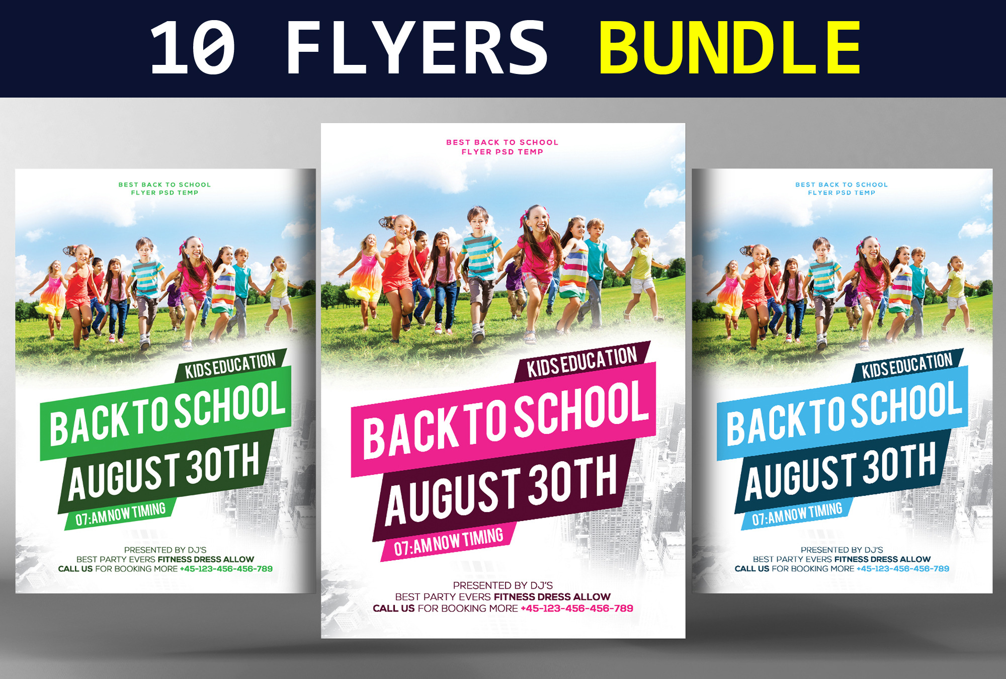 10 Business Flyers Bundle, a Flyer Template by graphicforest