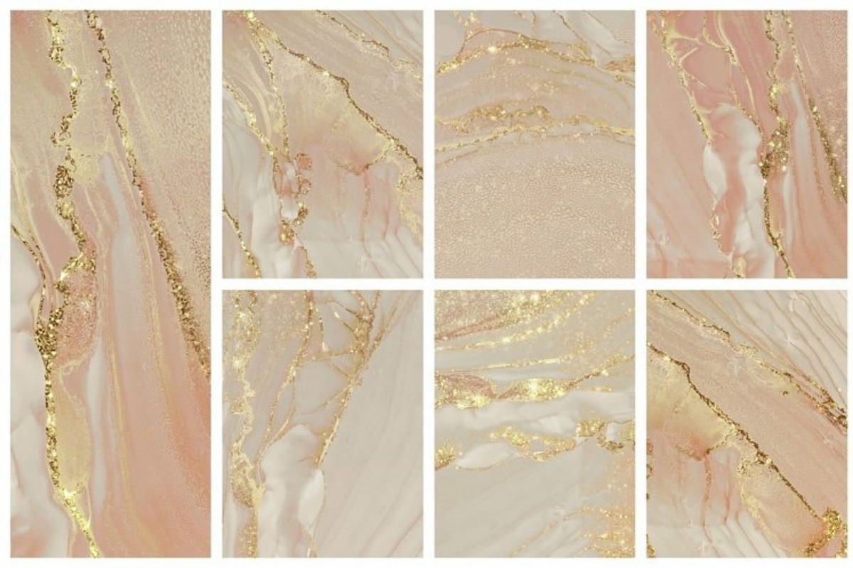 Alcohol Ink Gold Textures, a Texture Graphic by sibel dayı (Photo 4 of 4)