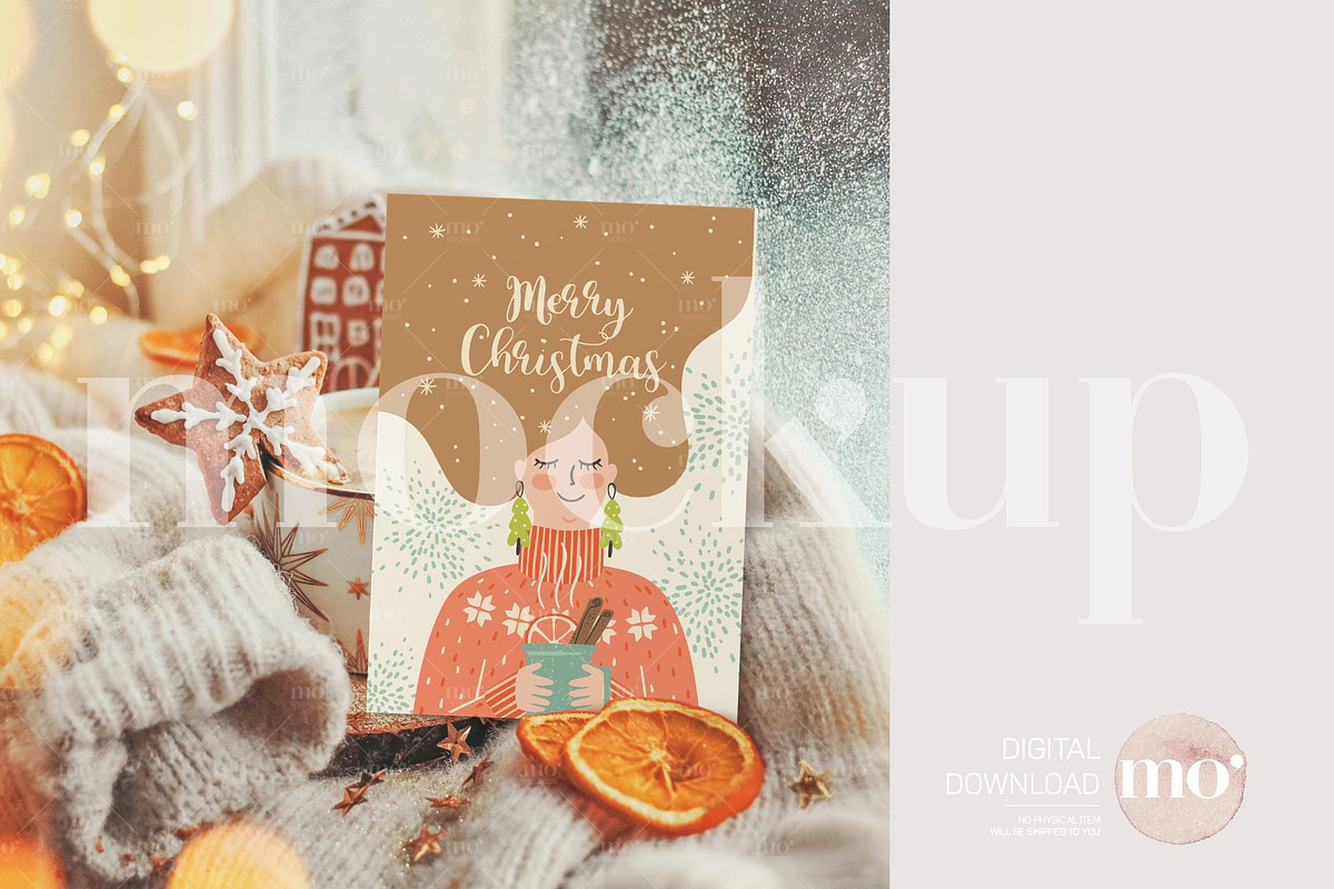 5x7 Christmas Card Mockup, a Product Mockup by MoMockups (Photo 5 of 5)