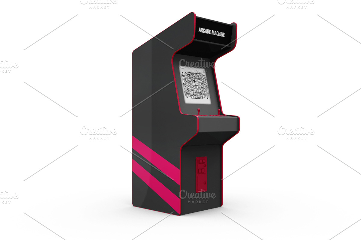 Arcade Game Machine Mockup, a Product Mockup by PixelMockup (Photo 7 of 17)