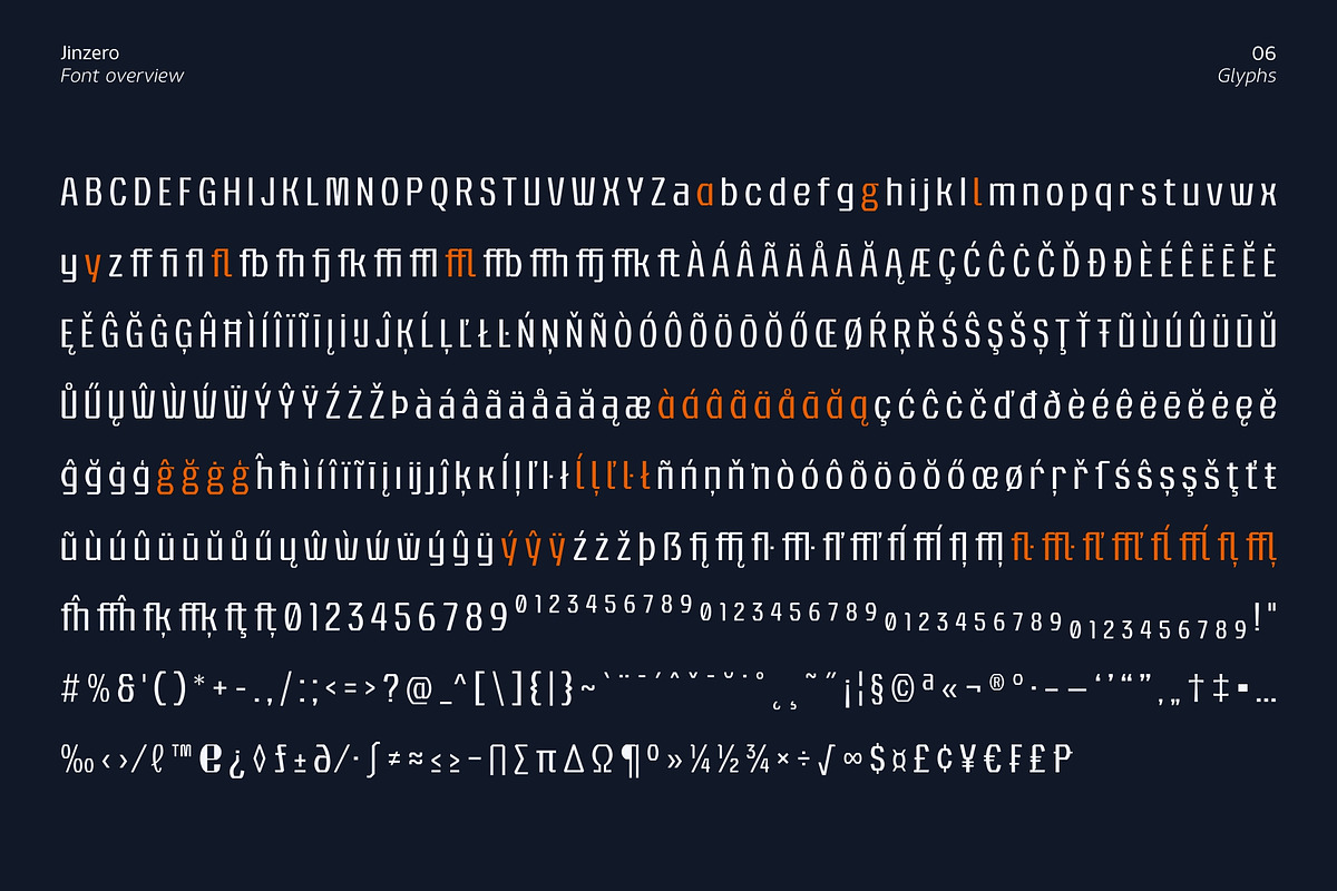 Jinzero, a Sans Serif Font by Zafara Studios (Photo 6 of 12)