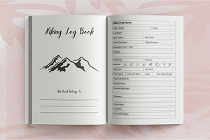 Hiking Log Book KDP Interior