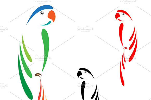 Vector Image Of An Parrot