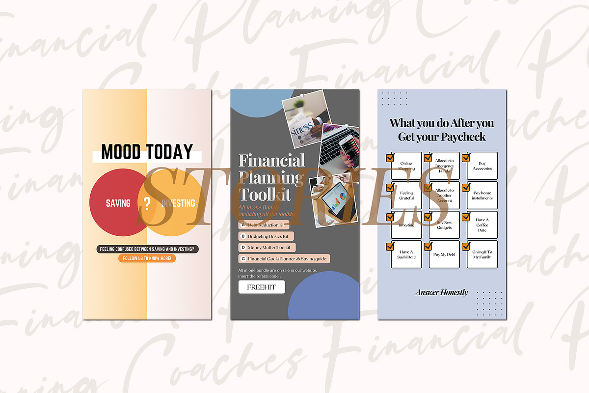 Financial Planning Instagram CANVA, a Social Media Template by Analogi Studio (Photo 19 of 24)
