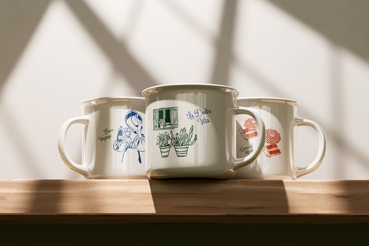 Vacation Illustrations, an Object Graphic by DesignThatMatters (Photo 12 of 12)