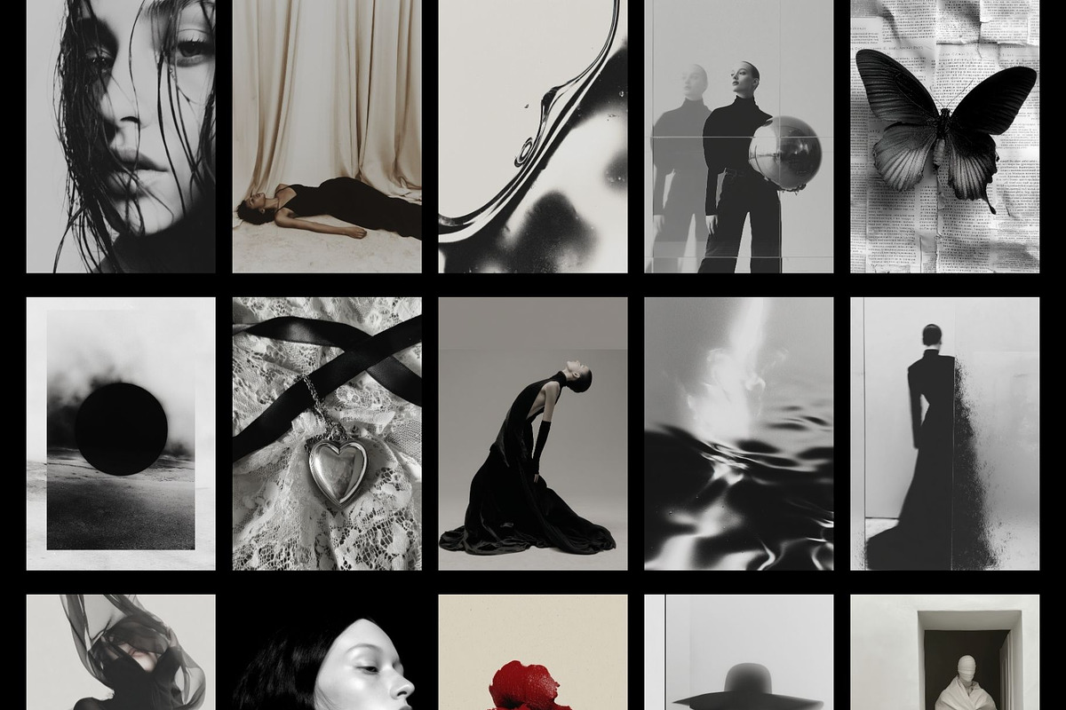 Dark Soul Collage Collection, an Object Graphic by VirinaDesign (Photo 8 of 11)
