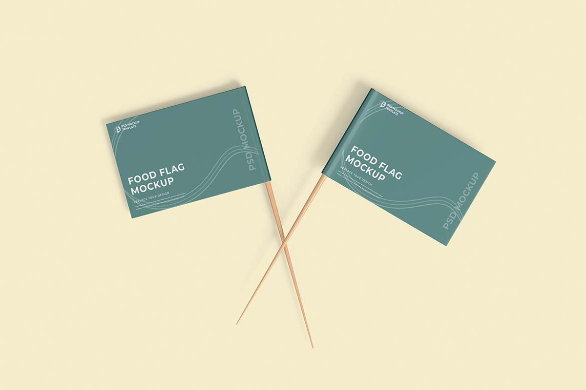 Food Flag Mockup, an Advertising Mockup by tiyasprabawa (Photo 4 of 5)