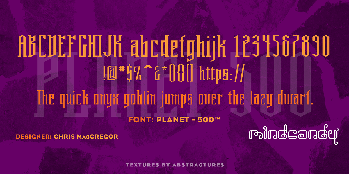 Planet™, a Serif Font by MINDCANDY (Photo 3 of 4)