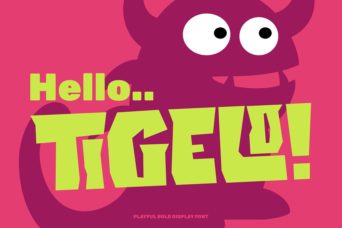 Tigelo - Funny Kids Font, a Handwritten Font by Imoodev (Photo 1 of 5)