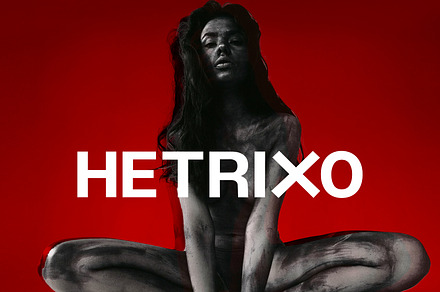 Hetrixo Display Typeface
