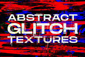 Abstract Glitch Art textures
