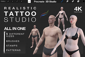 Tattoo Studio - Procreate 3d Models