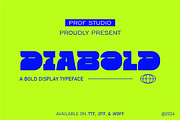 Diabold - Bold Display Typeface, a Sans Serif Font by PROF STUDIO (Thumbnail 1 of 6)