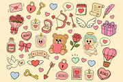 Love & Cupid Clipart Collection, a Decorative Illustration by Alina Sh (Thumbnail 4 of 8)