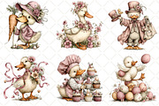 Whimsical Easter Duck Clipart, an Illustration by Black Bird Studio (Thumbnail 4 of 6)