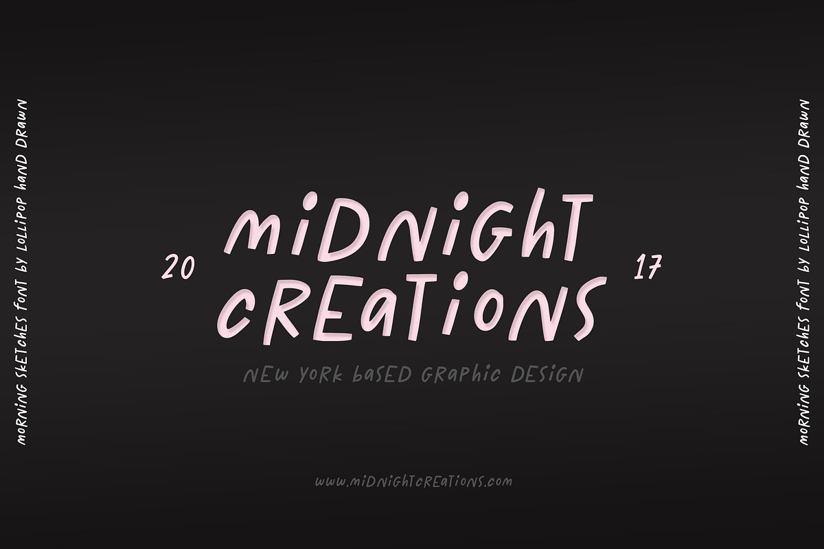 Morning Sketches Font, a Font by Lollipop Hand Drawn (Photo 4 of 8)