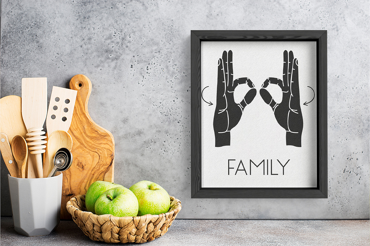 Koprun - American Sign Language Font preview 6