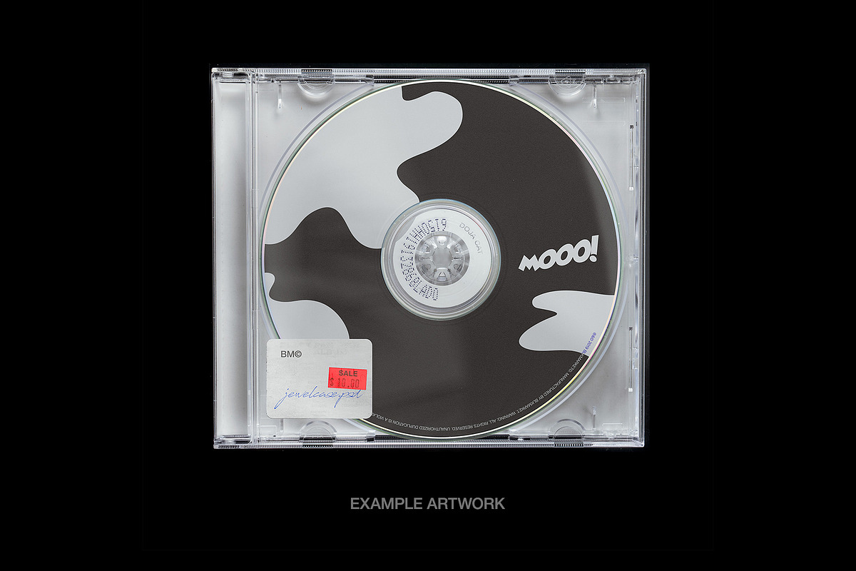 Jewelcase.psd - CD Case Mockup, a Product Mockup by BLKMARKET© (Photo 2 of 9)