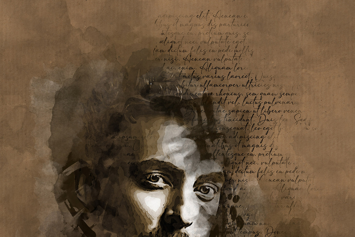 Mixed media art photo effect, an Action Add-On by MRI STUDIO (Photo 6 of 19)