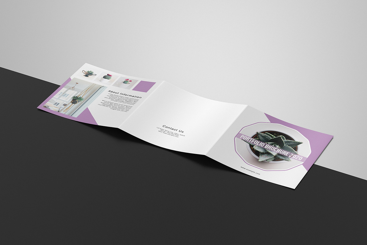Portfolio Square Trifold, a Brochure Template by crazyOWL (Photo 5 of 5)