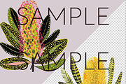 Aboriginal Style Flower Clipart PNG, a Decorative Illustration by Pawcasso's Portraits (Thumbnail 3 of 9)