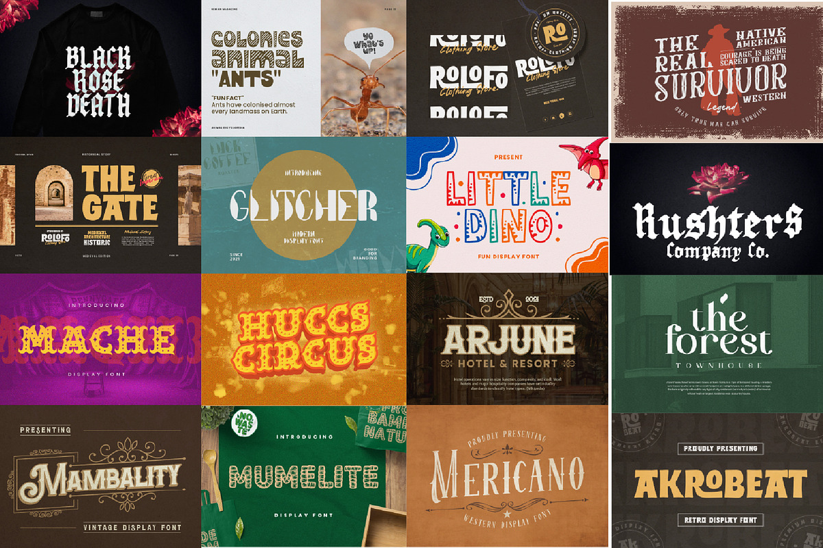 2400+ Fonts, Fonts Bundle, Fonts, a Script Font by Chipshpow Graphics (Photo 8 of 8)
