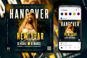 Night Club New Year Party Flyer, a Flyer Template by Mockmenot (Thumbnail 1 of 2)