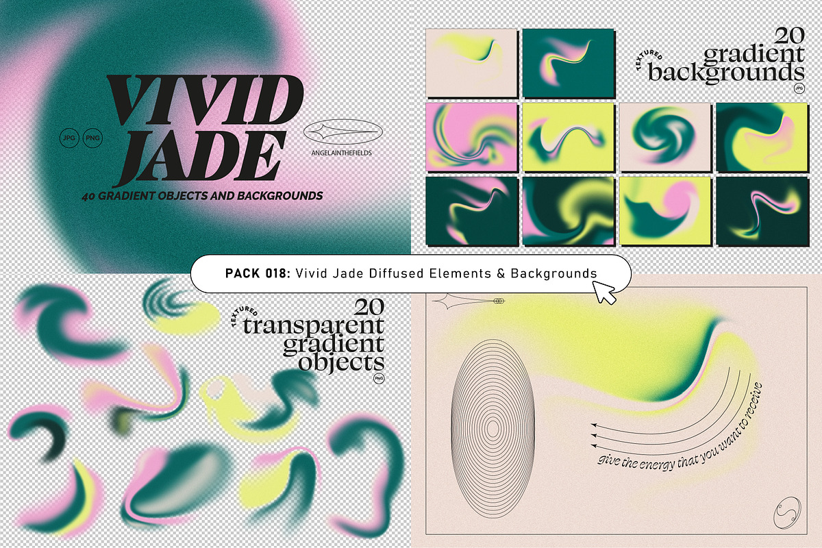 Retro Futurist Bundle 80% OFF, a Texture Graphic by angelainthefields (Photo 22 of 25)