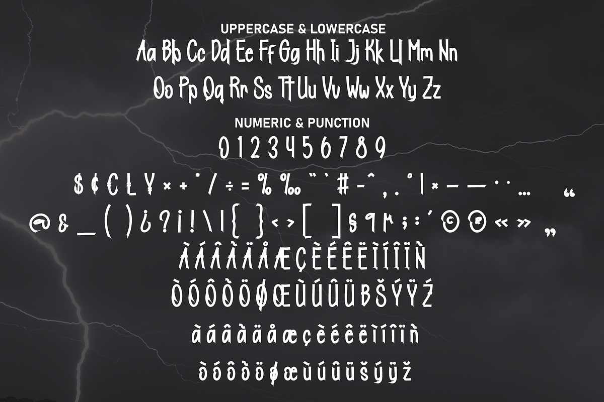 Thunderbolt | Script Font, a Script Font by Scratchones (Photo 7 of 9)