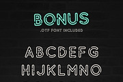ANIMATED - Neon Social Media Kit, a Social Media Template by Brandspark (Thumbnail 10 of 11)