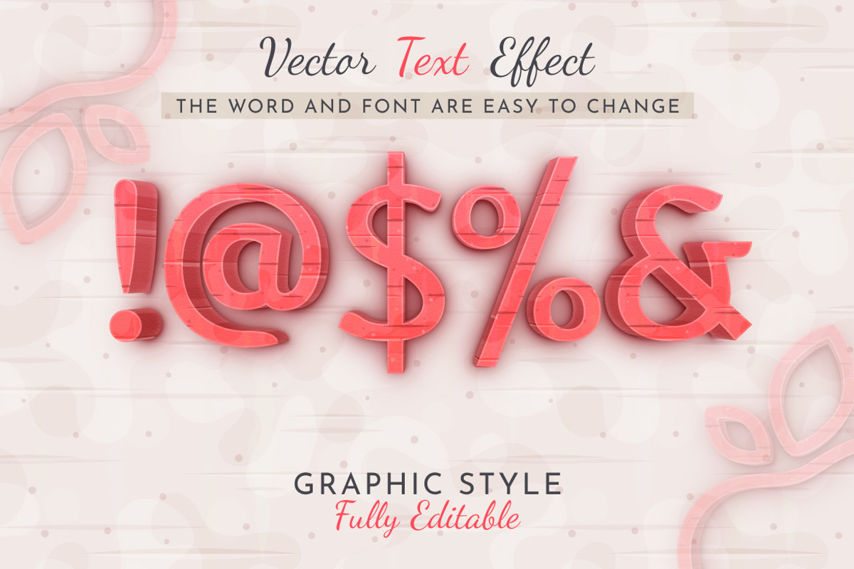 3D Apple Editable Text Effect, a Layer Style Add-On by rwgusev (Photo 7 of 7)