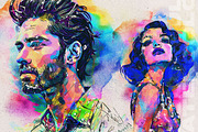 Colorful Watercolor Photo Effects, an Action Add-On by Amorjesu.com (Thumbnail 10 of 40)