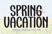 Spring Vacation | Script Font
