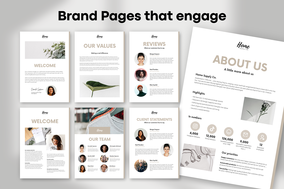 Line Sheet & Wholesale Catalog Canva, a Brochure Template by Type Here Studio (Photo 6 of 8)