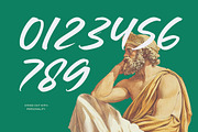 Sattyne Bregast Bold Brush Font Type, a Script Font by Letterena Studios Script (Thumbnail 11 of 15)