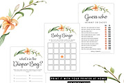 Baby Shower Games, Set Of 12 Pack, a Graphic by Wow Designs (Thumbnail 4 of 5)