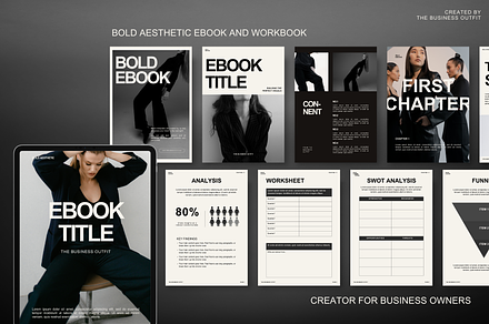 Bold Editorial Ebook & Workbook